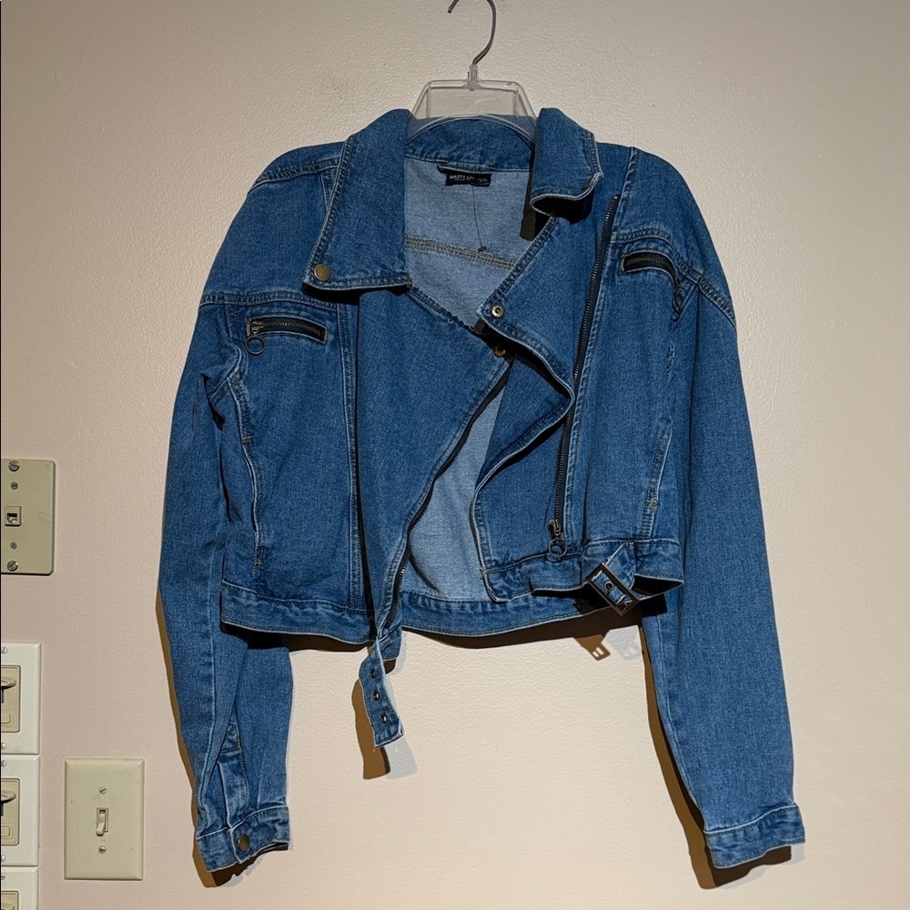 Nasty Gal Light Blue Denim Jacket